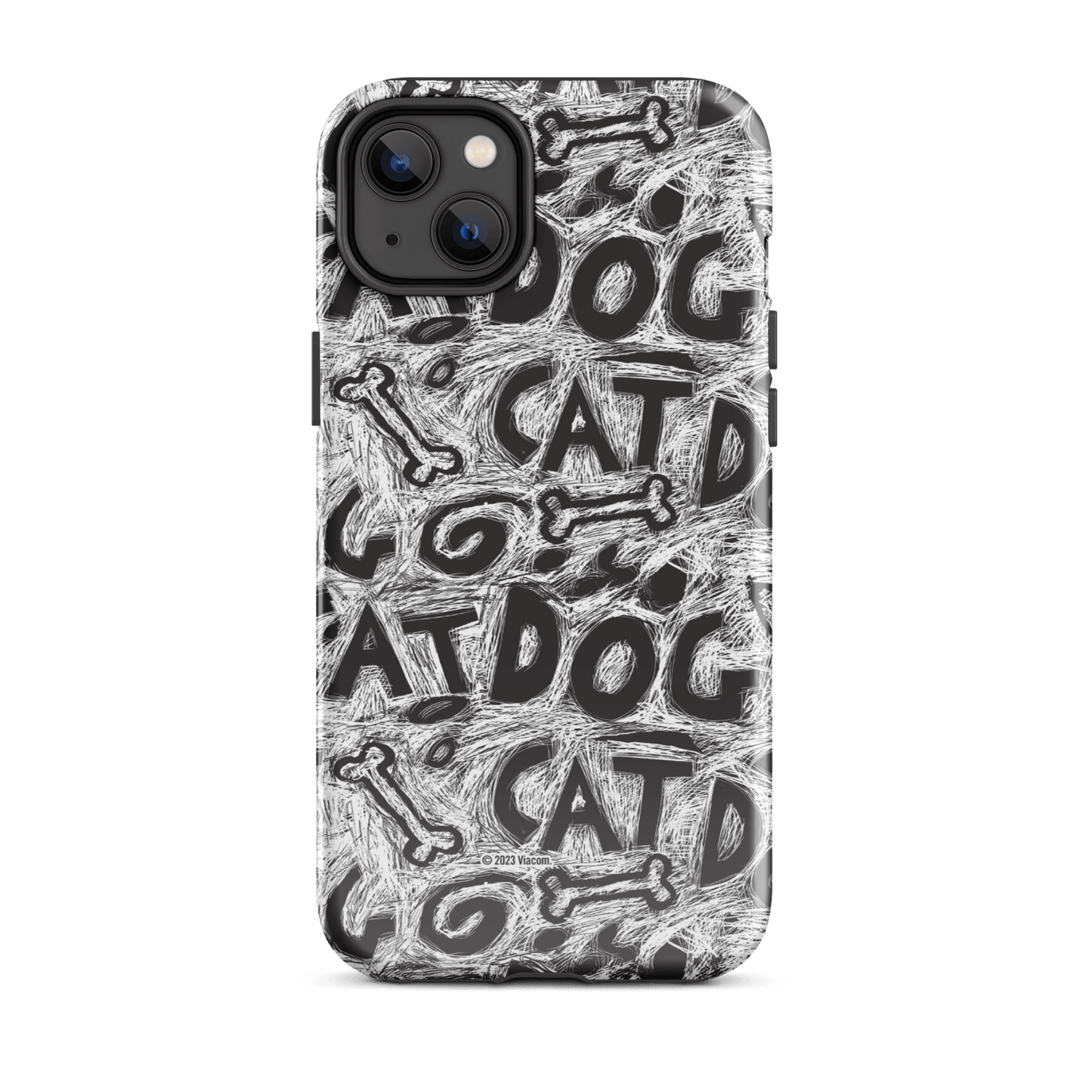 CatDog Scratch Pattern Tough Case for iPhone