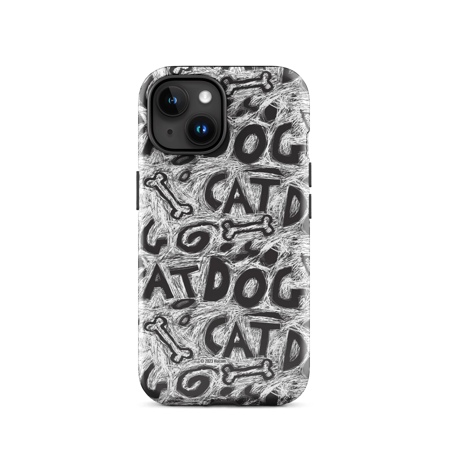 CatDog Scratch Pattern Tough Case for iPhone