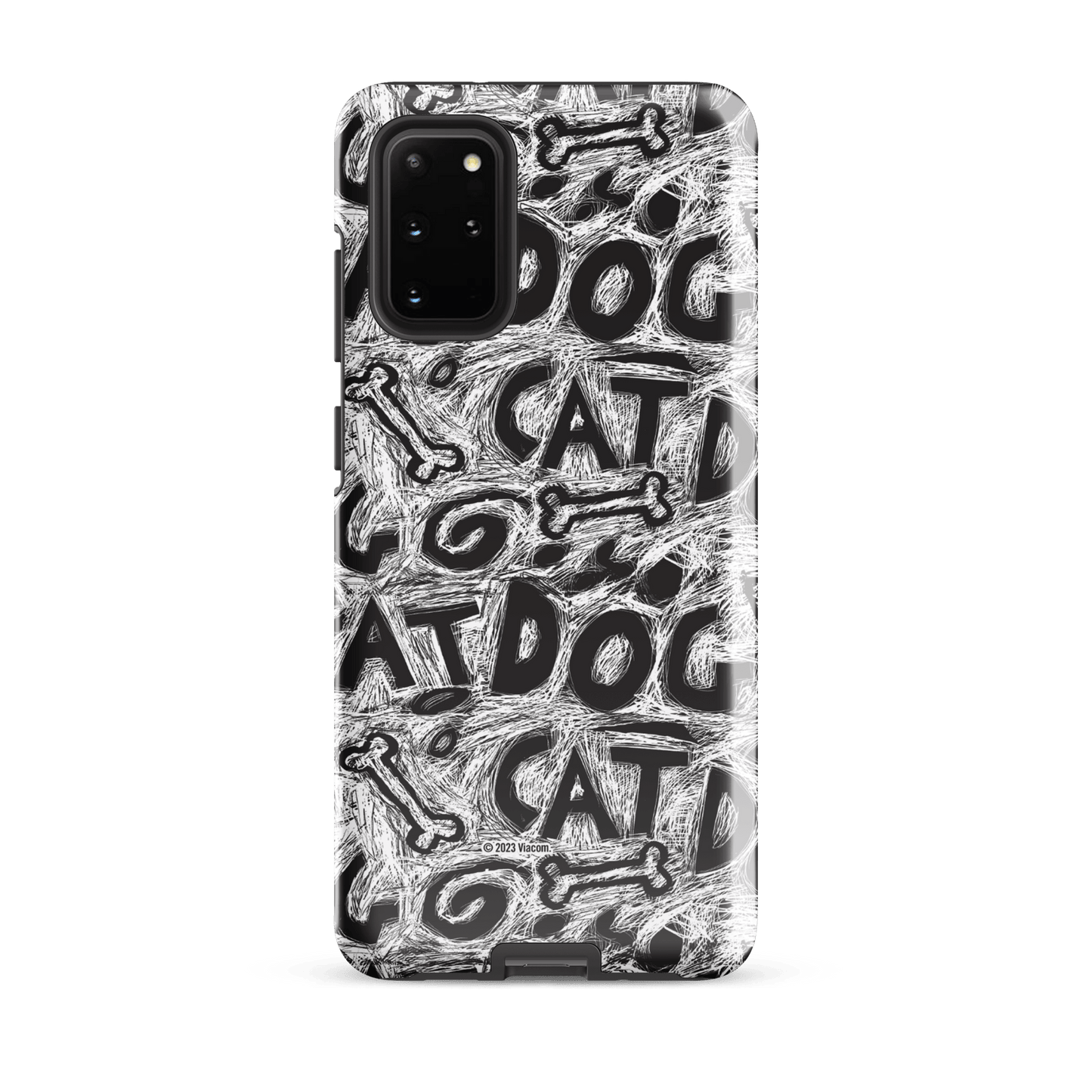 CatDog Scratch Pattern Tough Phone Case - Samsung