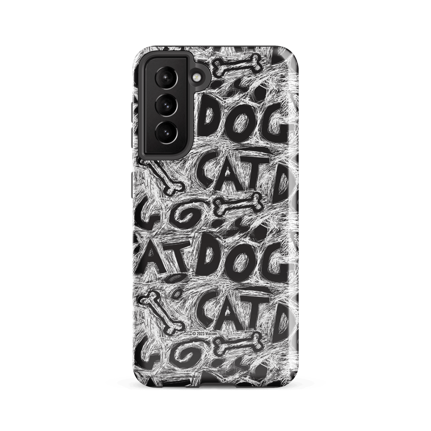 CatDog Scratch Pattern Tough Phone Case - Samsung