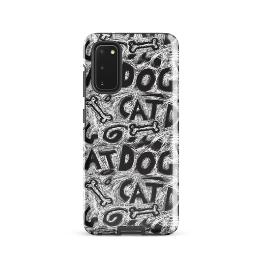 CatDog Scratch Pattern Tough Phone Case - Samsung