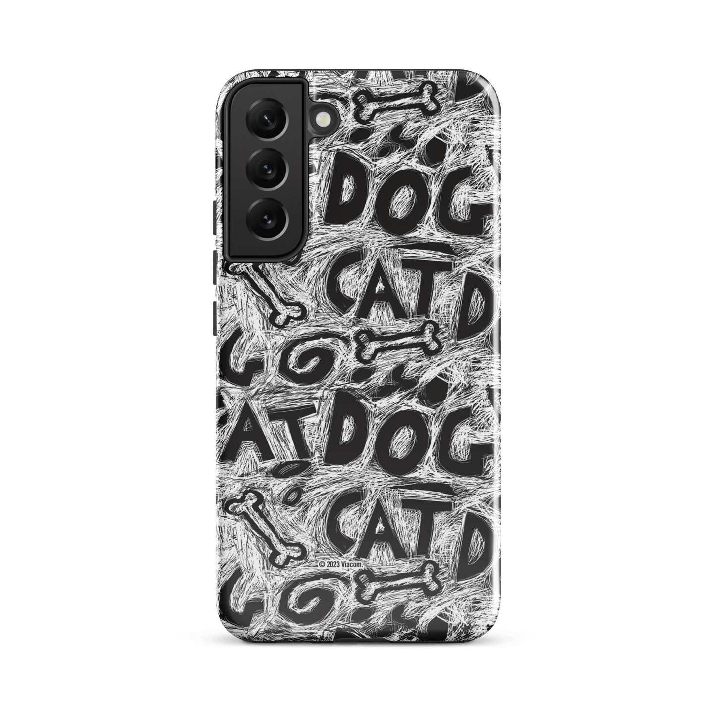 CatDog Scratch Pattern Tough Phone Case - Samsung