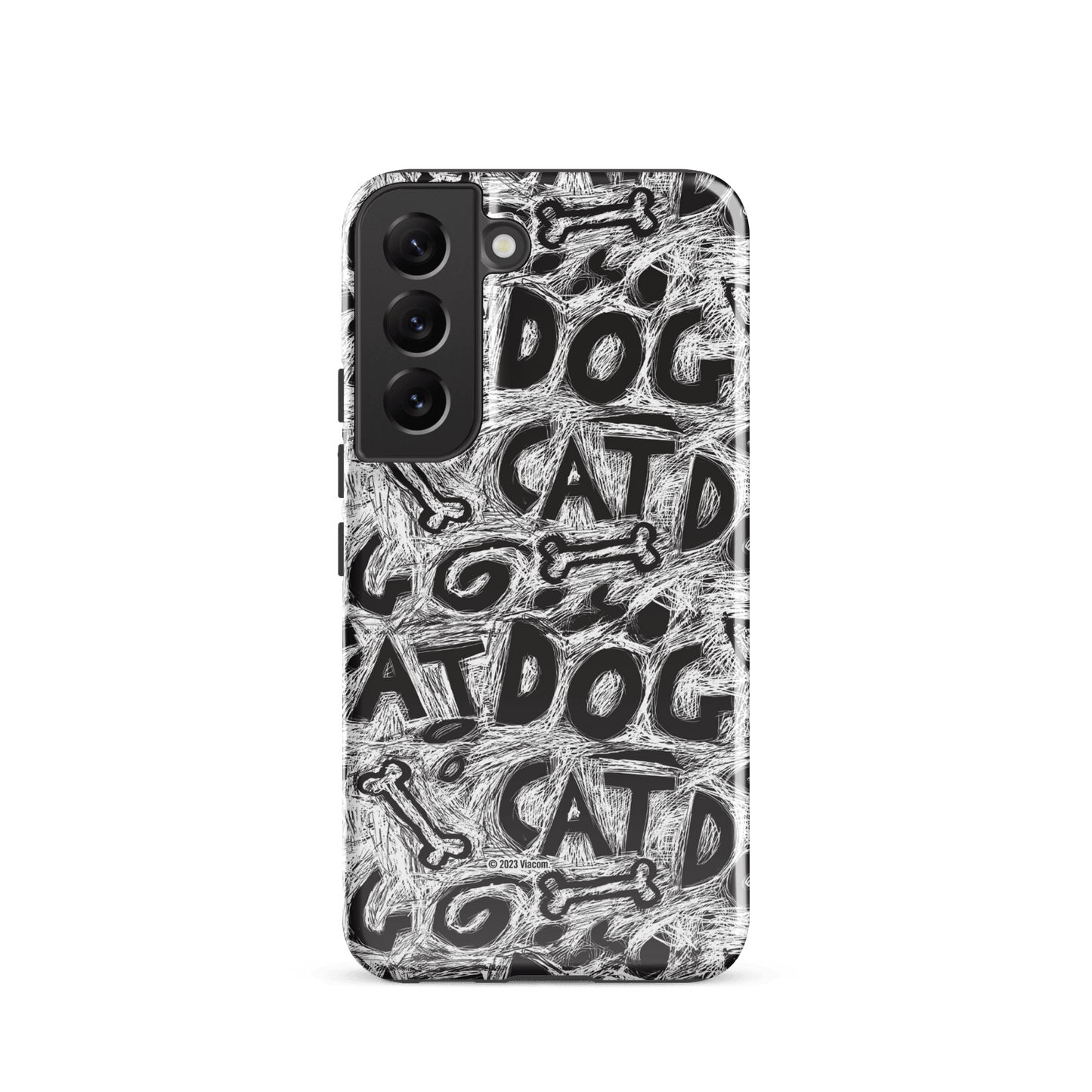 CatDog Scratch Pattern Tough Phone Case - Samsung