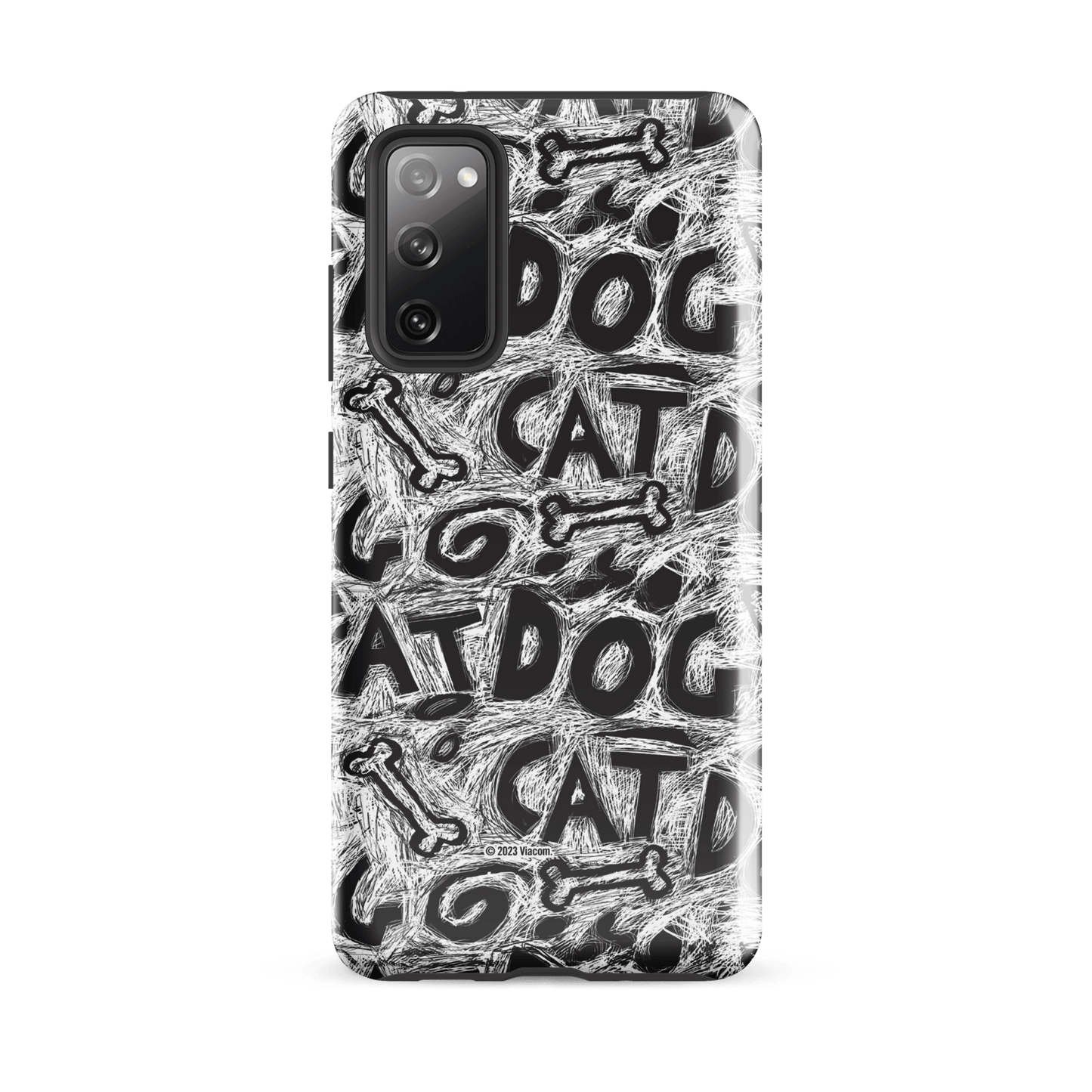 CatDog Scratch Pattern Tough Phone Case - Samsung