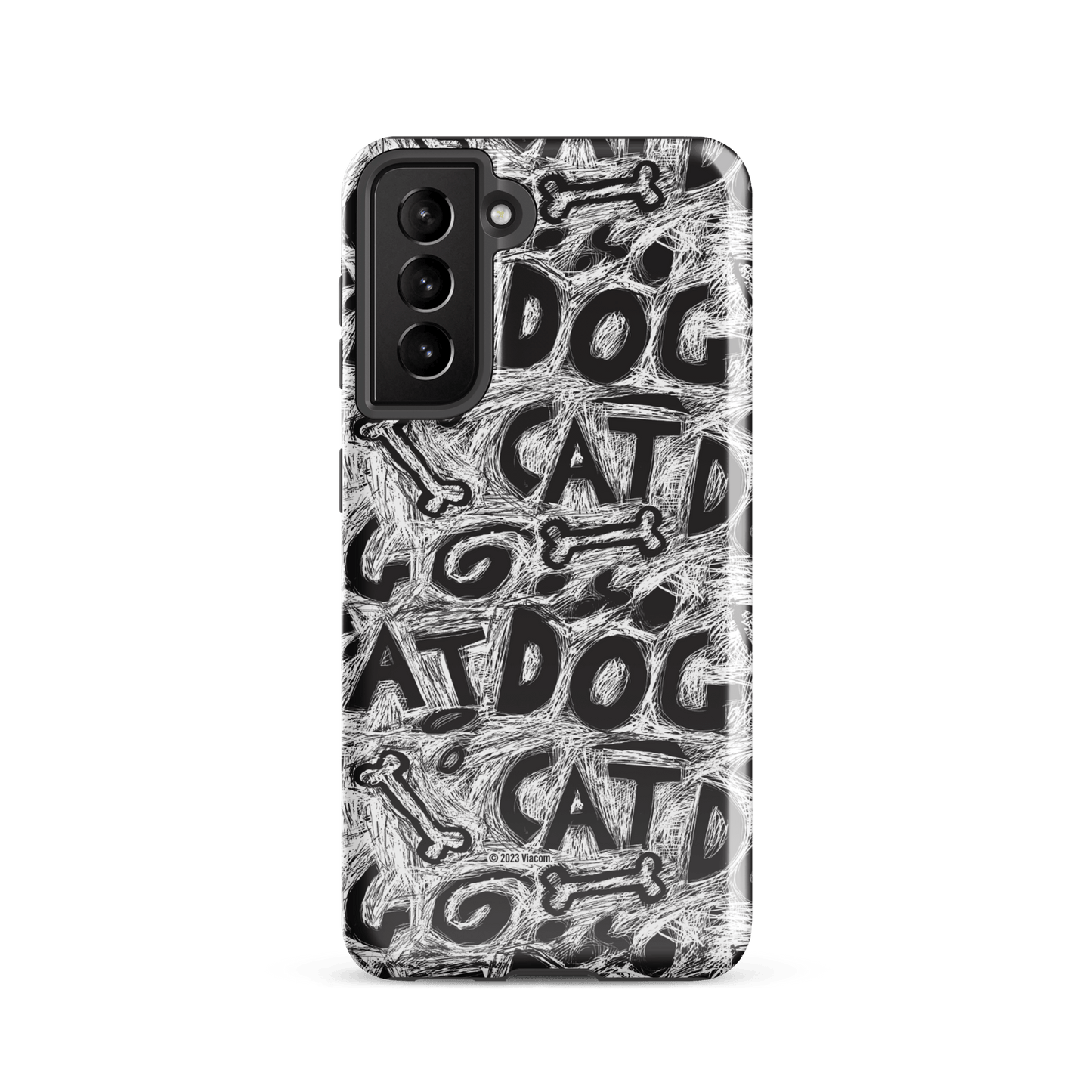 CatDog Scratch Pattern Tough Phone Case - Samsung