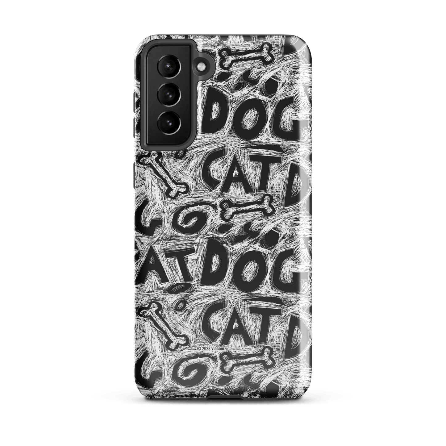 CatDog Scratch Pattern Tough Phone Case - Samsung