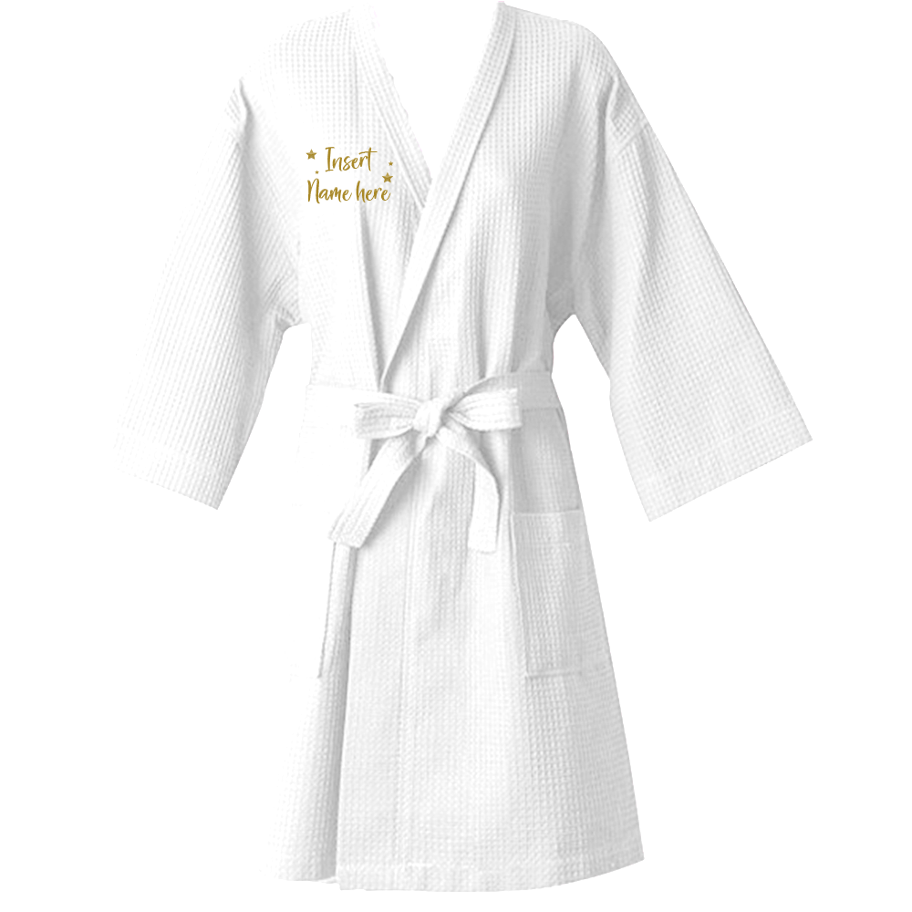 Celebrity Big Brother HOH Personalized Embroidered Waffle Robe