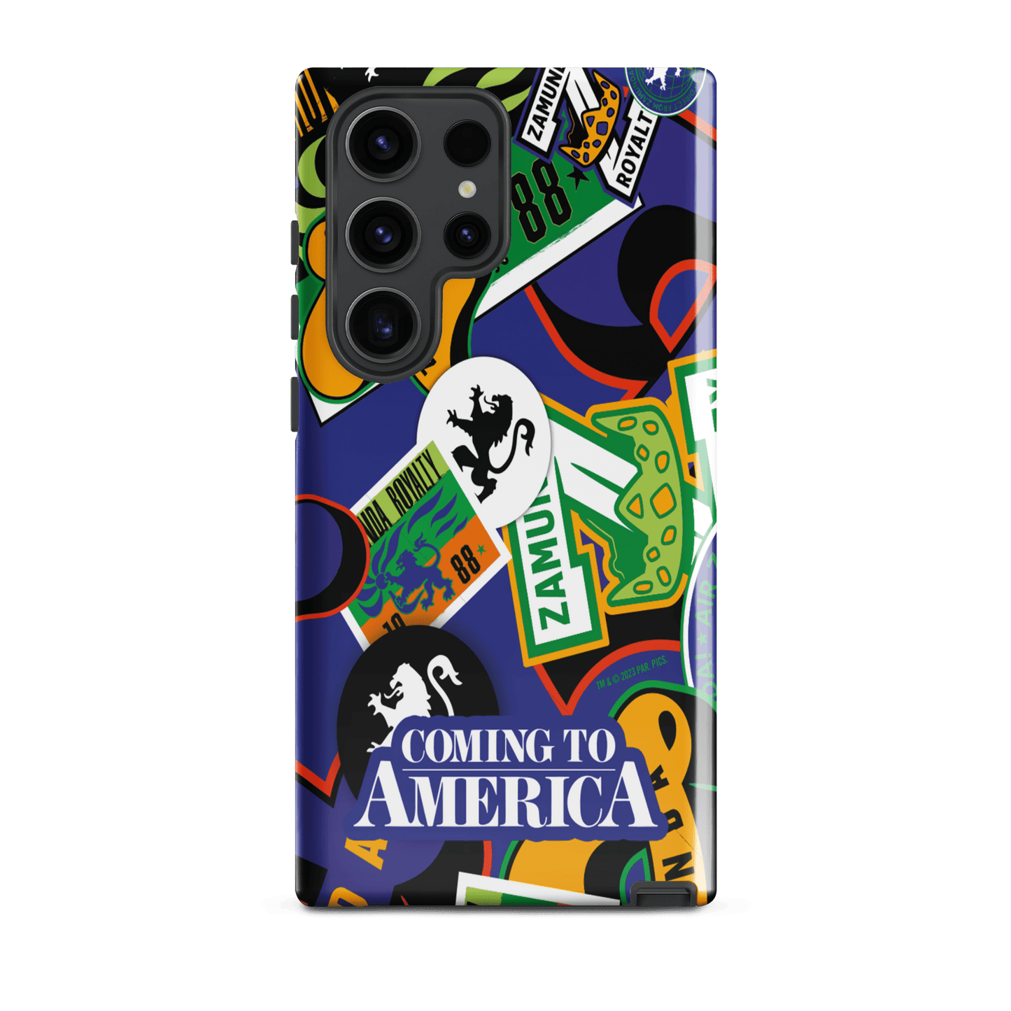 Coming To America Zamunda Pattern Tough Phone Case - Samsung