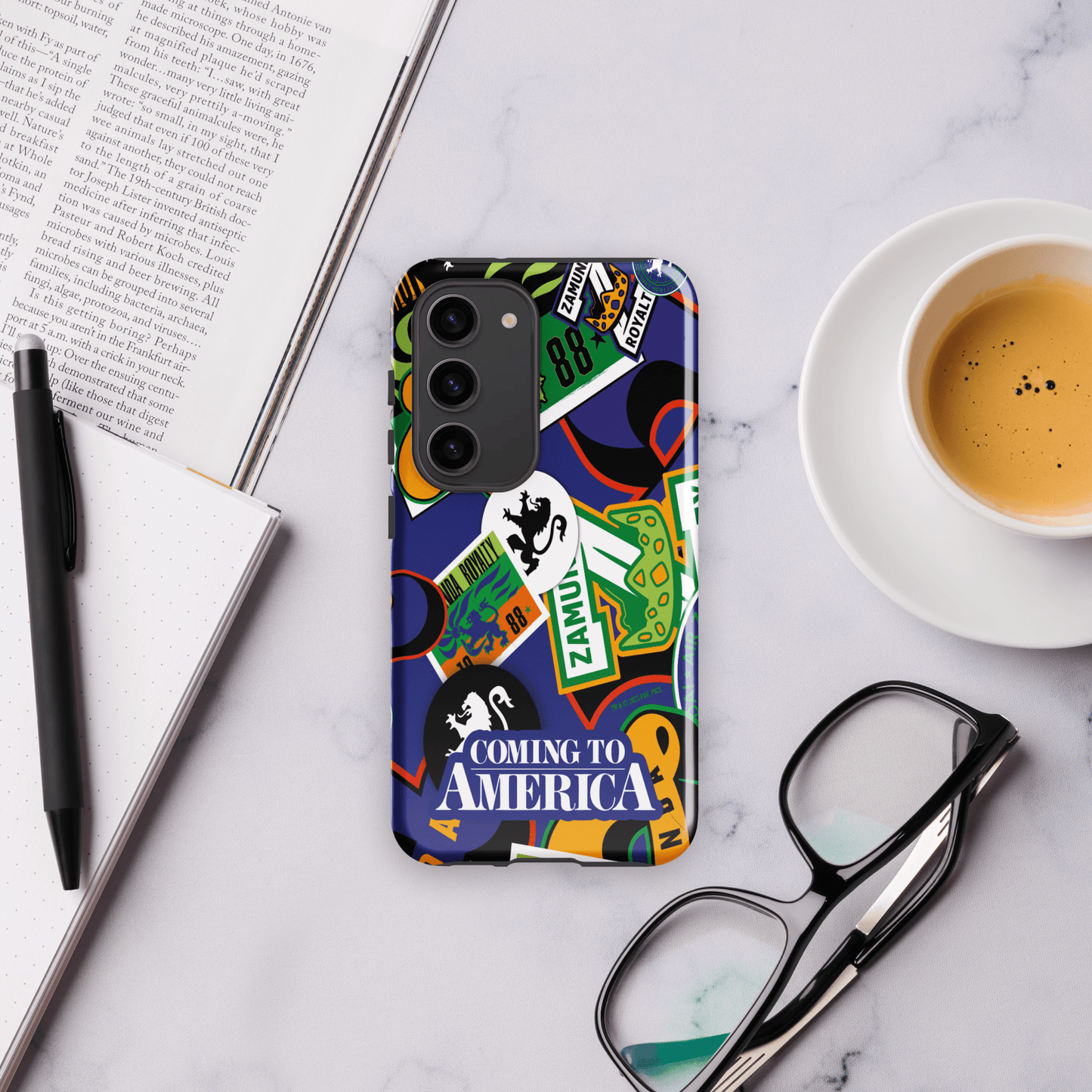 Coming To America Zamunda Pattern Tough Phone Case - Samsung