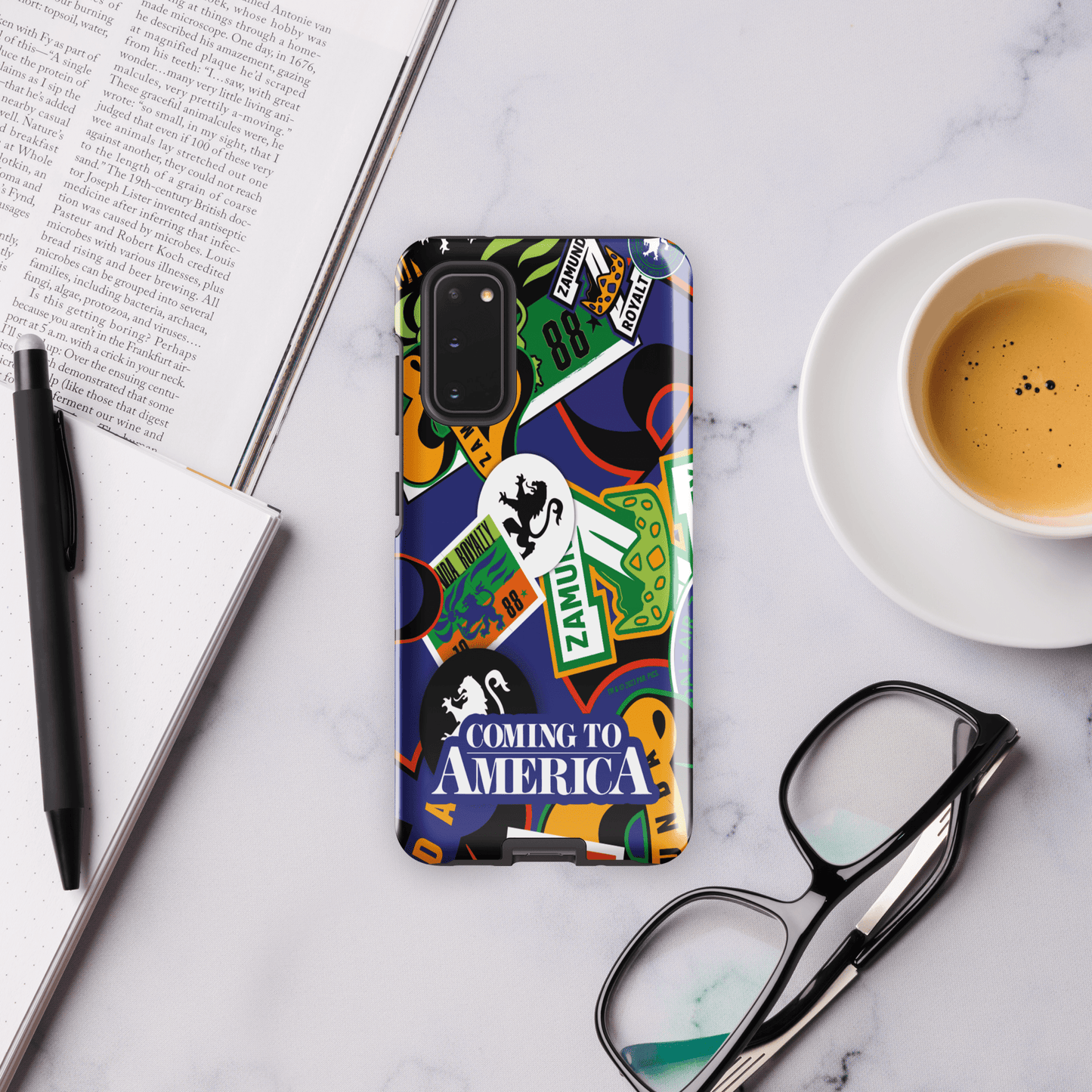 Coming To America Zamunda Pattern Tough Phone Case - Samsung