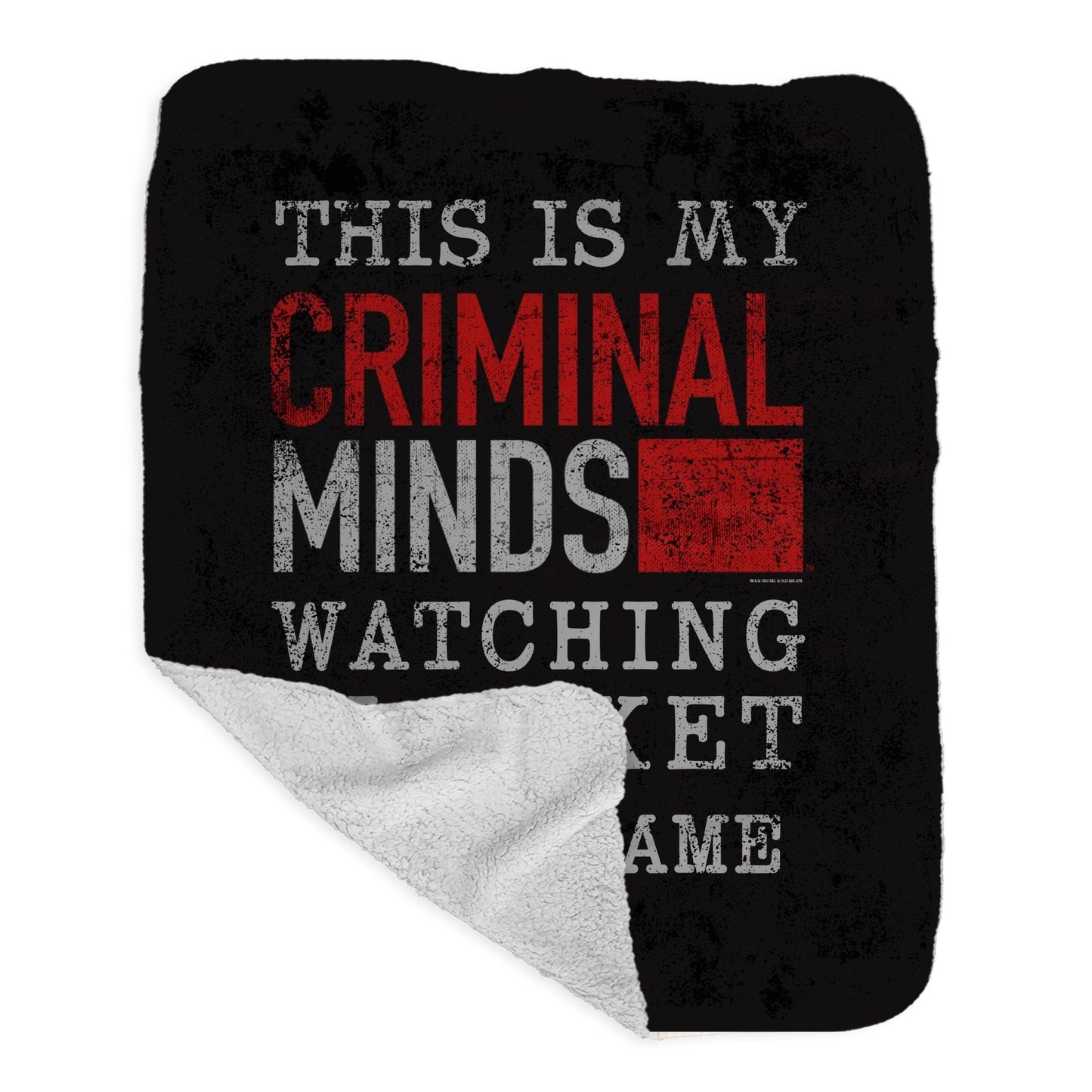 Criminal Minds Watching Personalized Sherpa Blanket