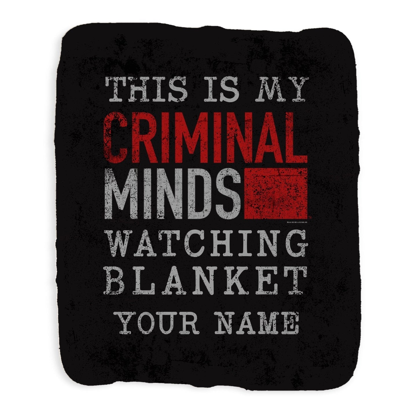 Criminal Minds Watching Personalized Sherpa Blanket