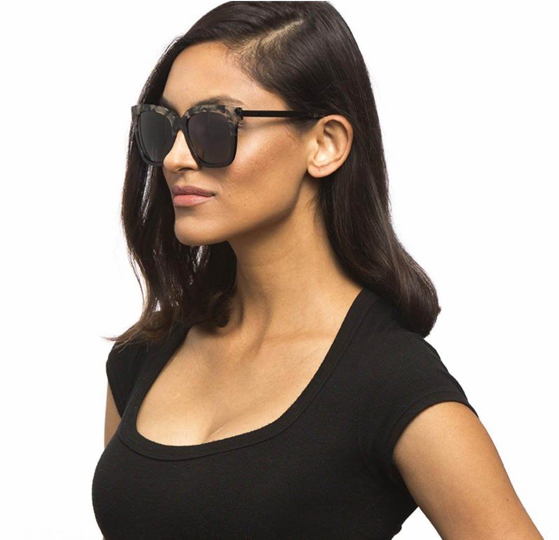 DIFF Eyewear - Bella - Grey Fade (Polarized) Accessories DIFF Eyewear 