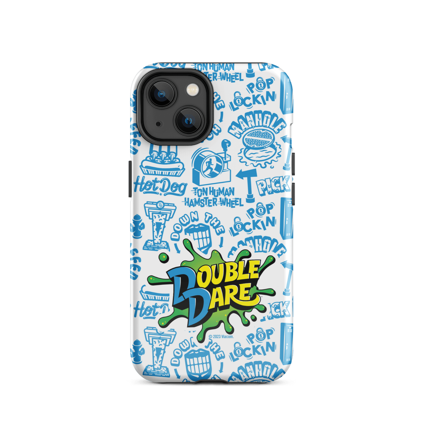 Double Dare Pop Lockin Pattern Tough Phone Case - iPhone