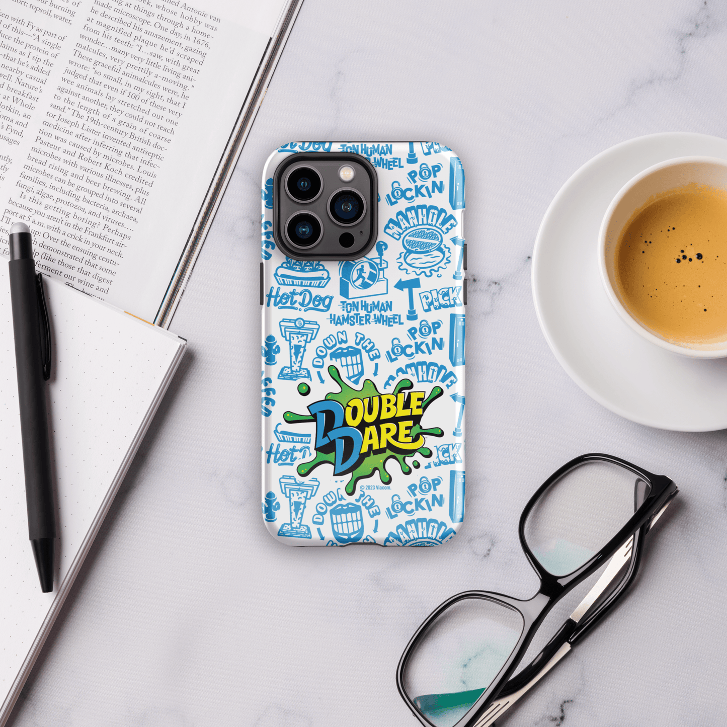 Double Dare Pop Lockin Pattern Tough Phone Case - iPhone