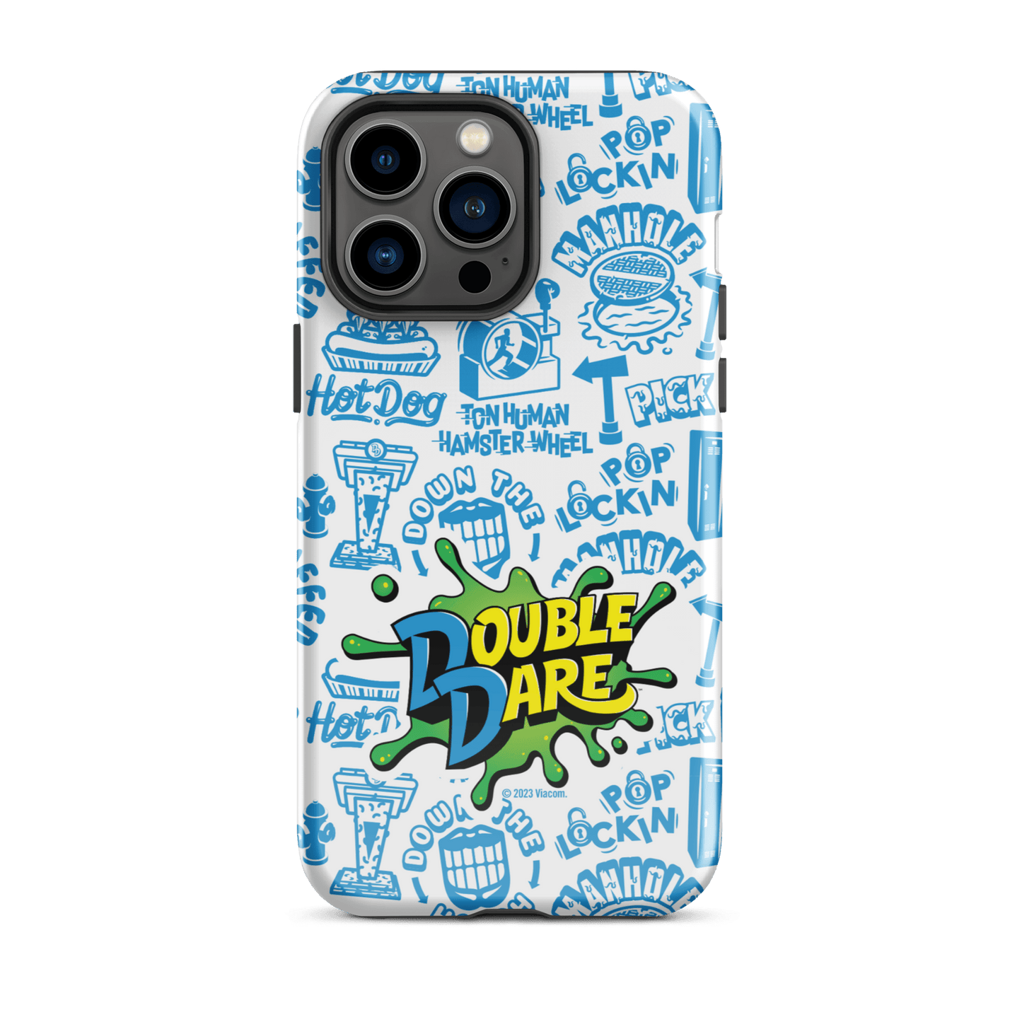 Double Dare Pop Lockin Pattern Tough Phone Case - iPhone