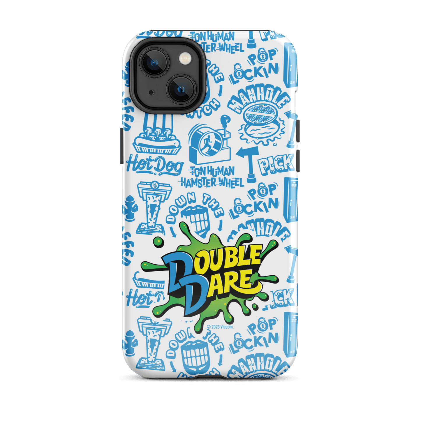 Double Dare Pop Lockin Pattern Tough Phone Case - iPhone