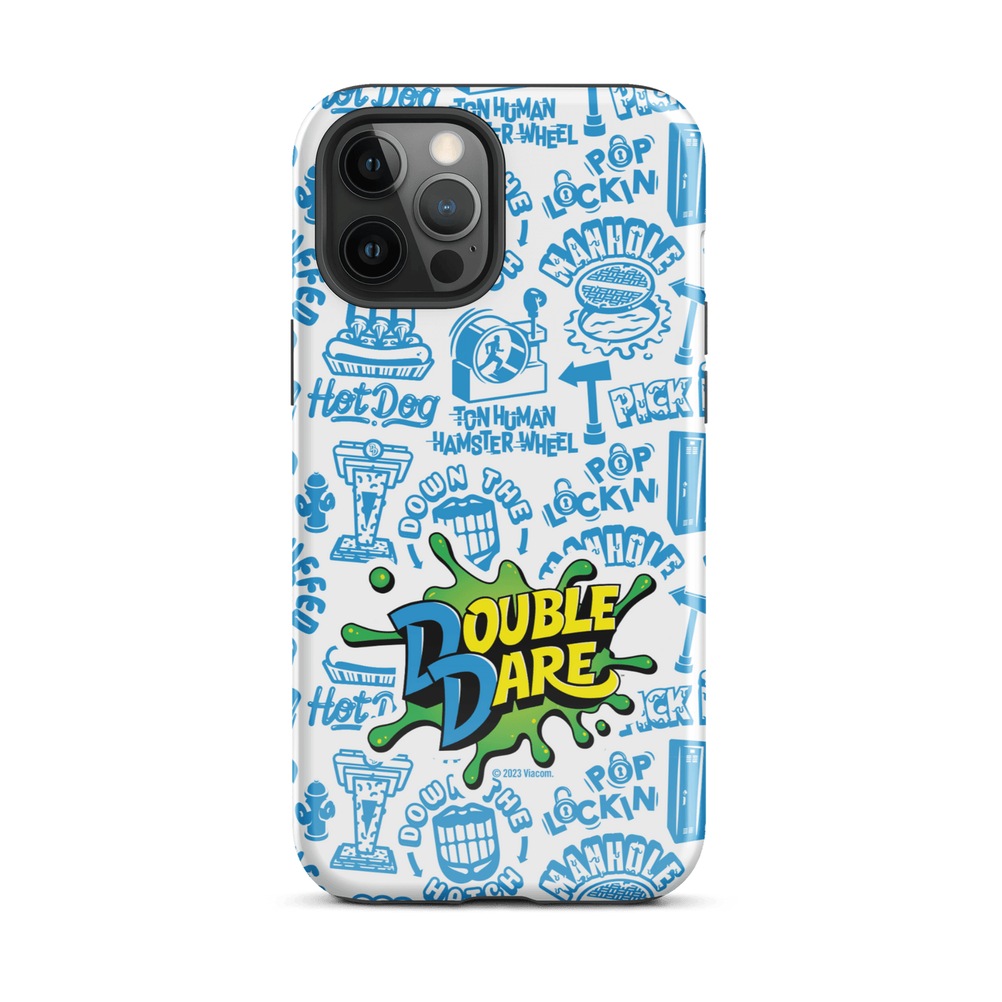 Double Dare Pop Lockin Pattern Tough Phone Case - iPhone