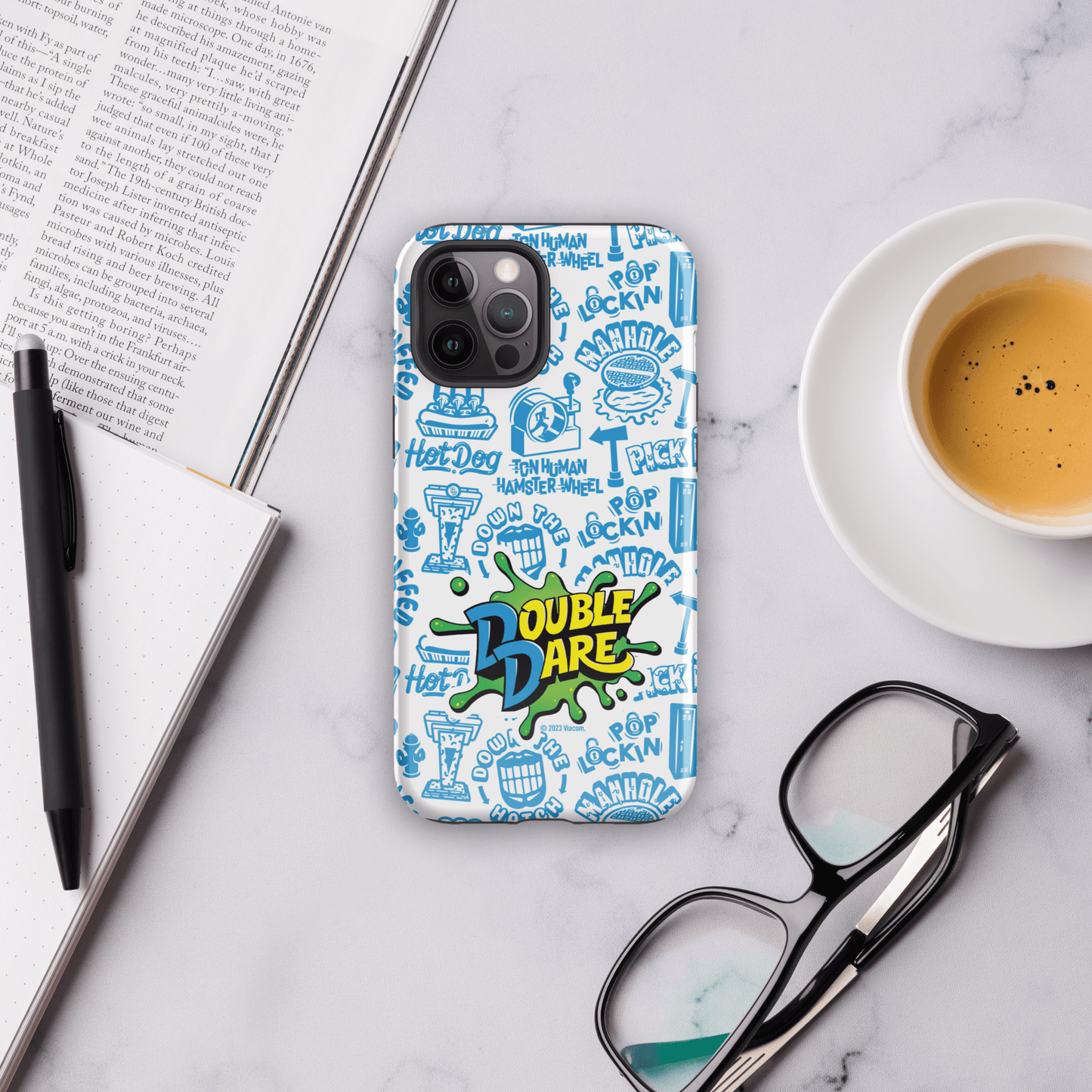 Double Dare Pop Lockin Pattern Tough Phone Case - iPhone