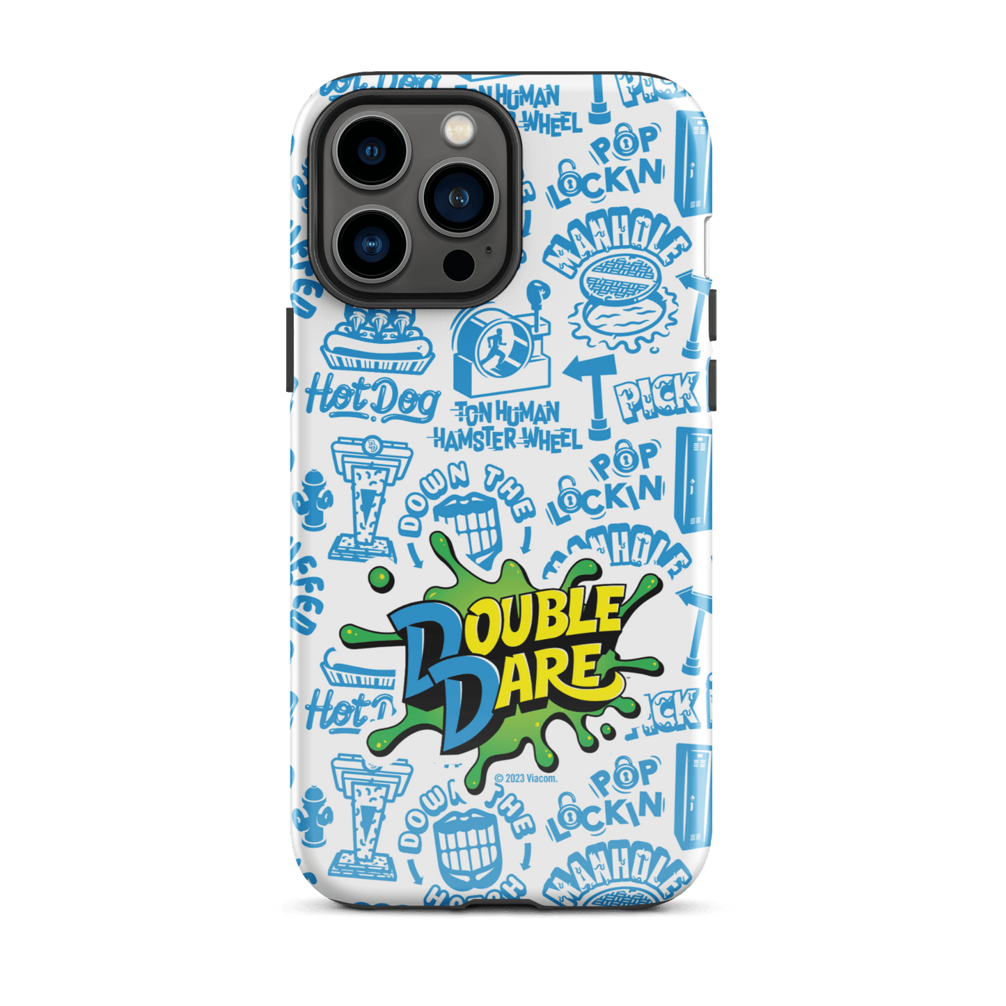 Double Dare Pop Lockin Pattern Tough Phone Case - iPhone