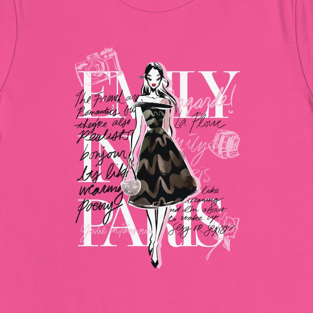 Emily in Paris Black Dress Women's T-Shirt