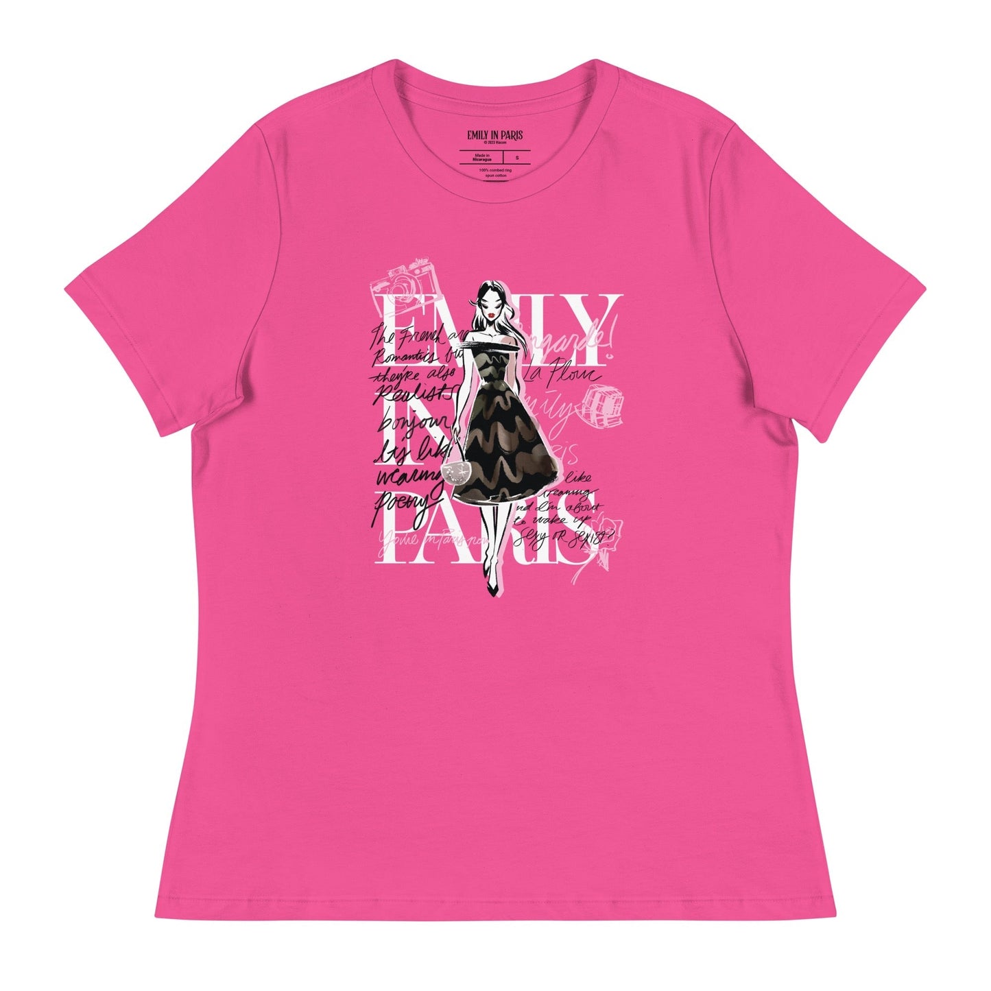 Emily in Paris Black Dress Women's T-Shirt