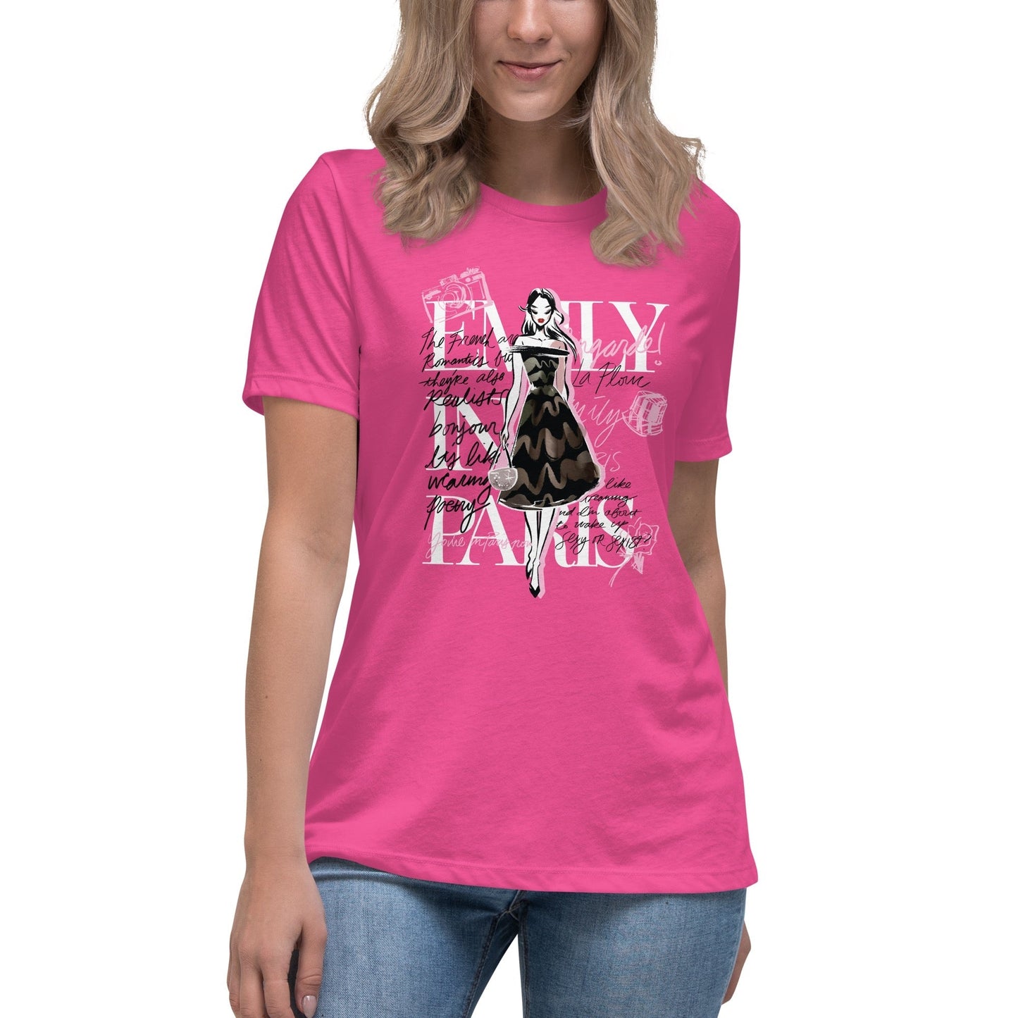 Emily in Paris Black Dress Women's T-Shirt