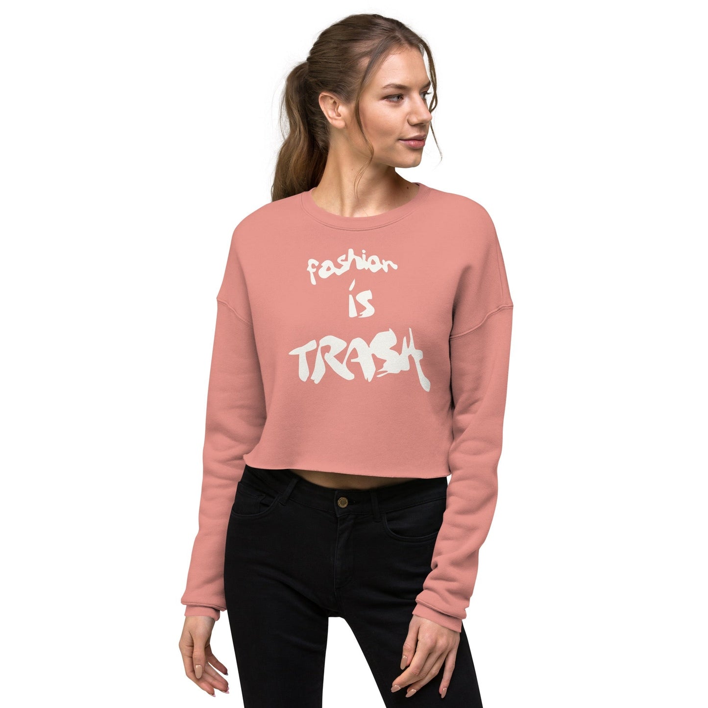 Emily in Paris Fashion is Trash Crop Crewneck