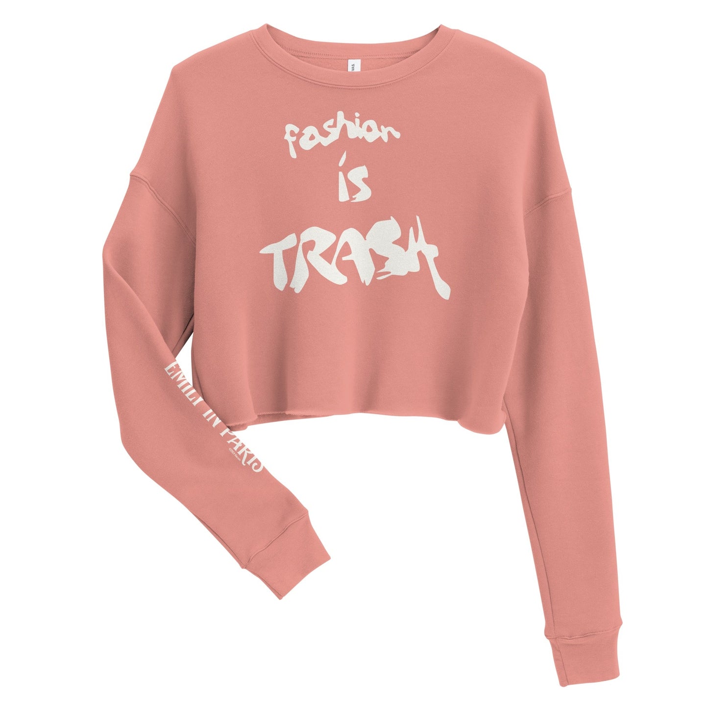 Emily in Paris Fashion is Trash Crop Crewneck