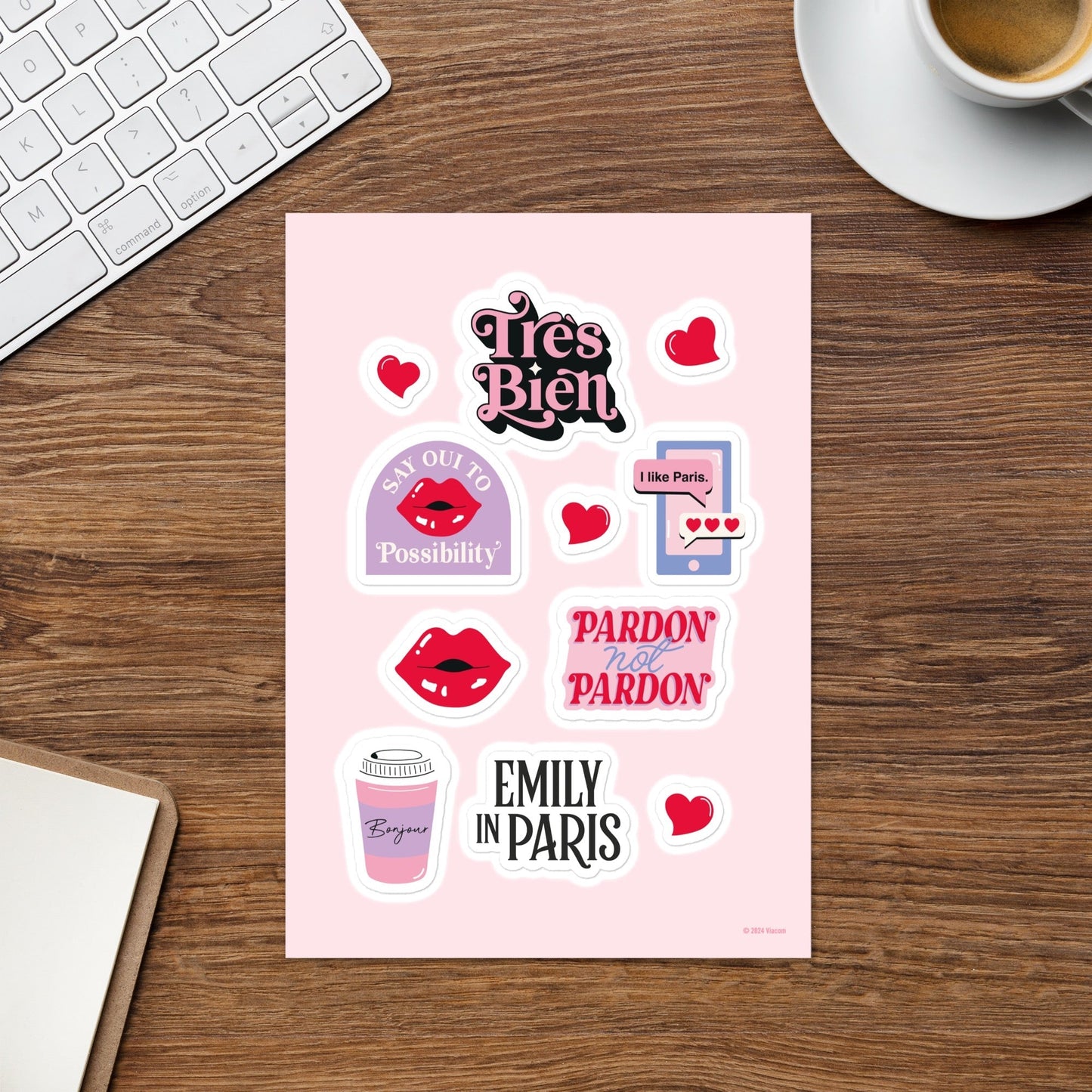 Emily in Paris Icons Sticker Sheet