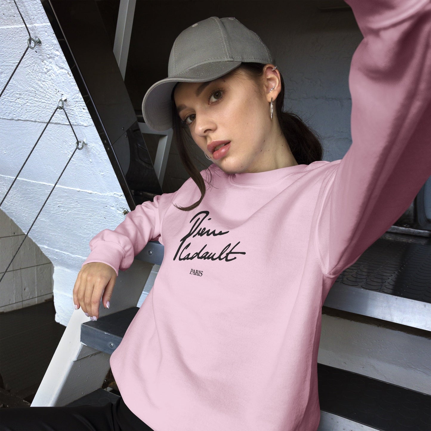 Emily in Paris Pierre Cadualt Embroidered Crewneck