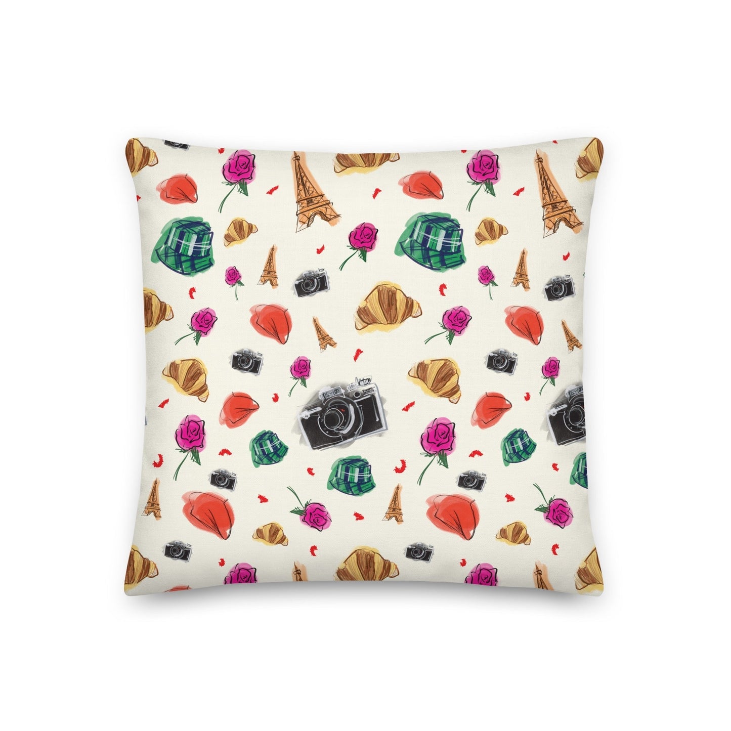 Emily in Paris Roses Throw Pillow