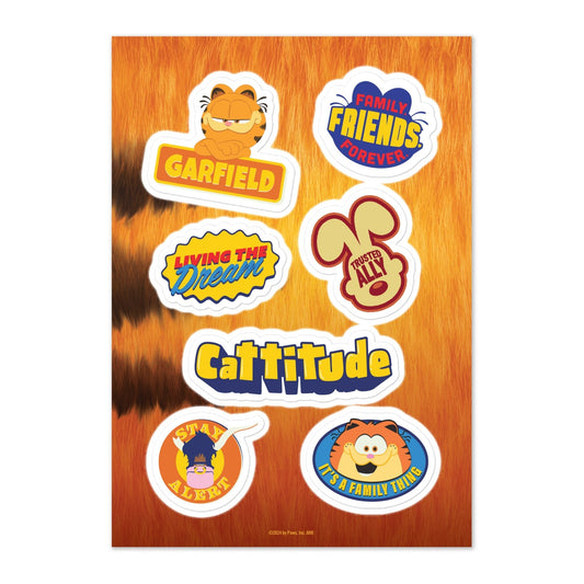 Garfield Movie Sticker Sheet