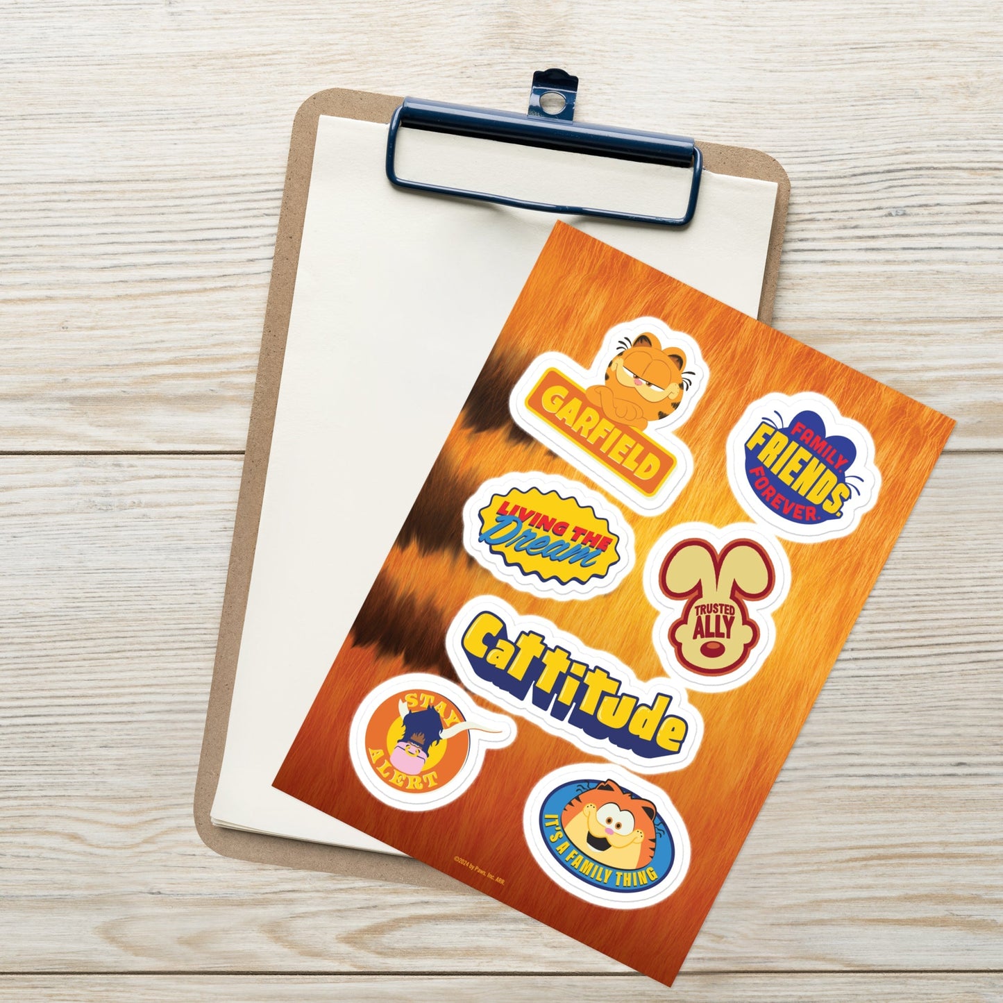 Garfield Movie Sticker Sheet