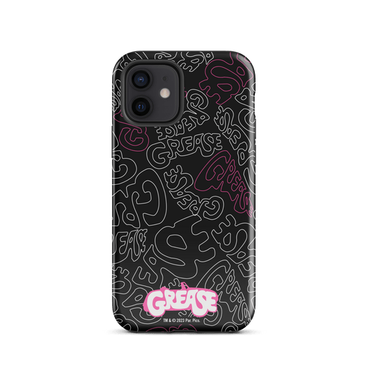 Grease Pattern Tough Phone Case - iPhone