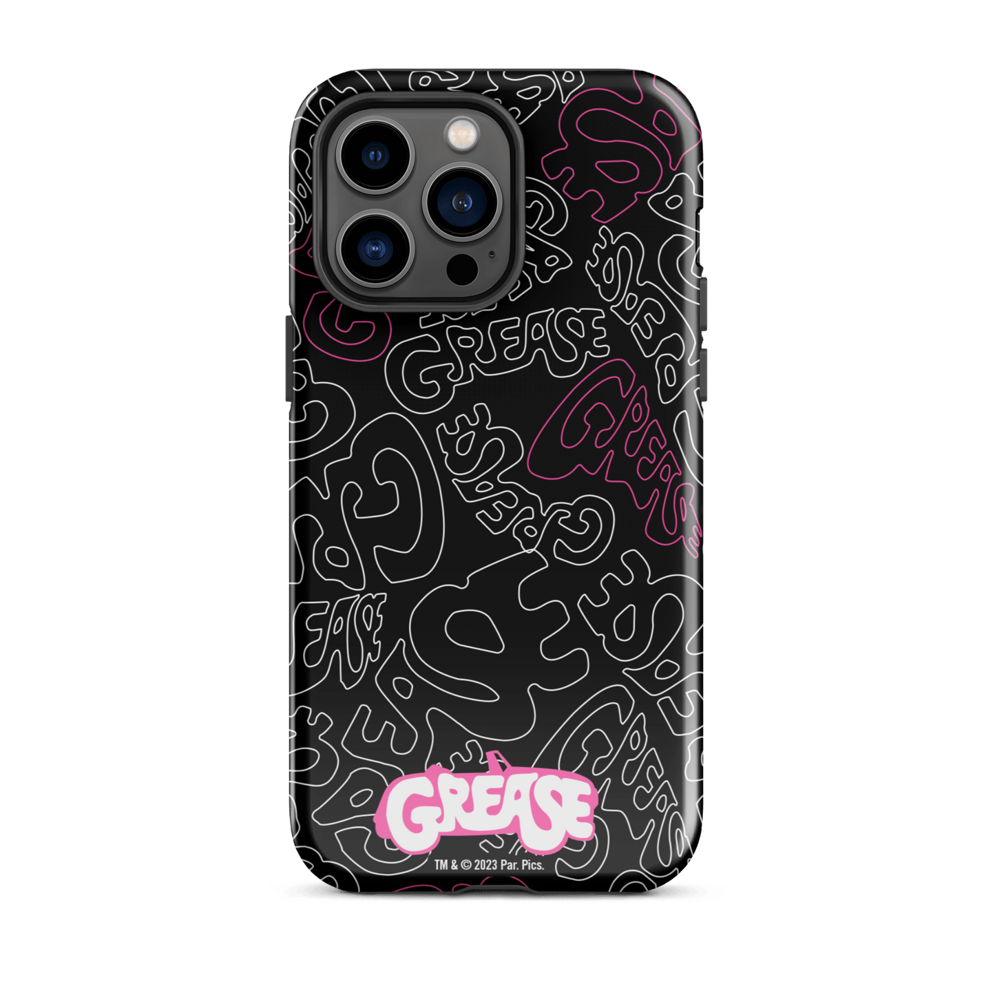 Grease Pattern Tough Phone Case - iPhone