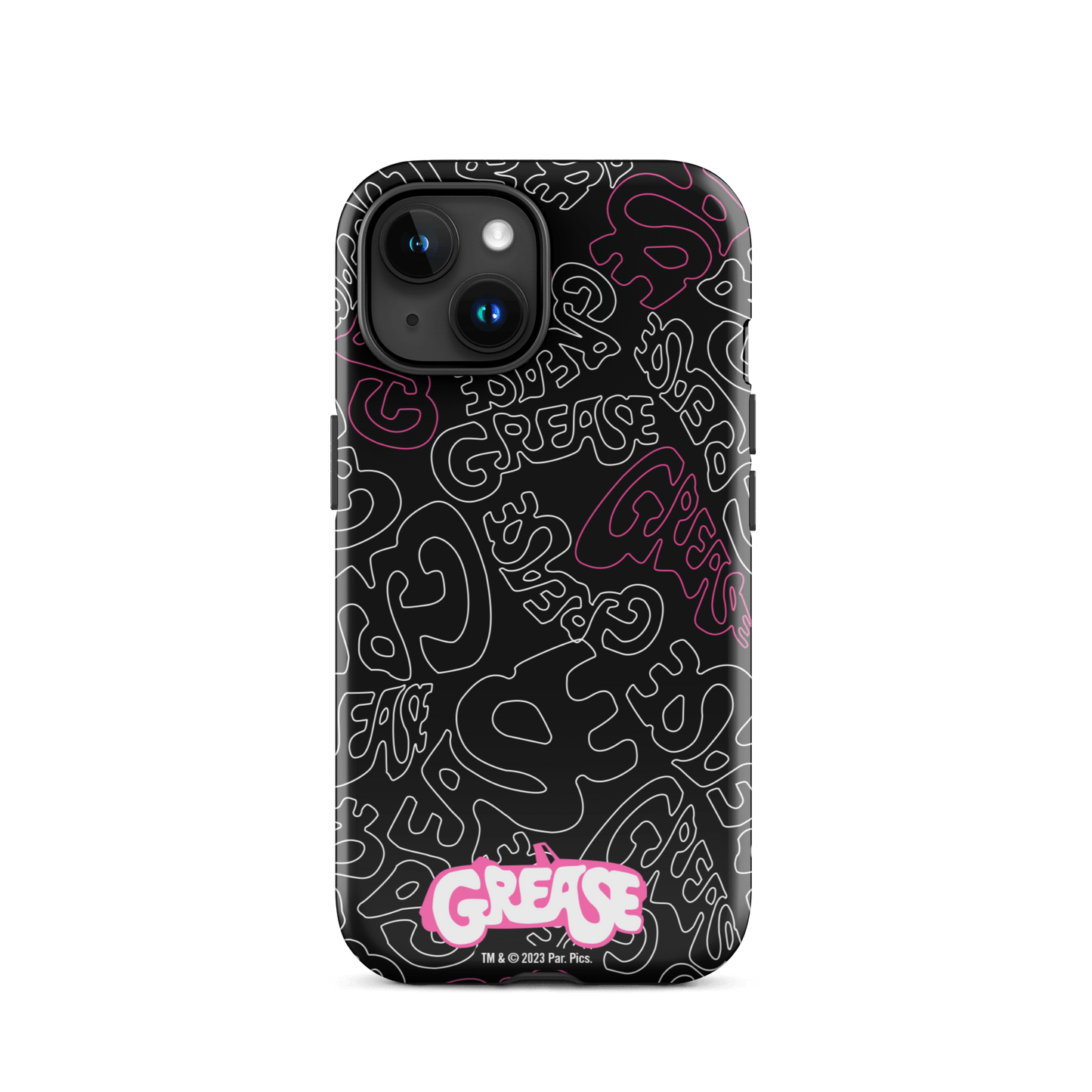 Grease Pattern Tough Phone Case - iPhone