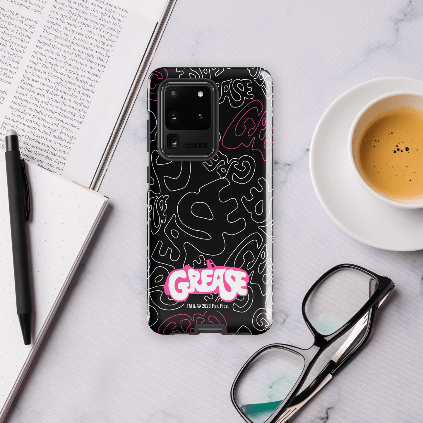 Grease Pattern Tough Phone Case - Samsung