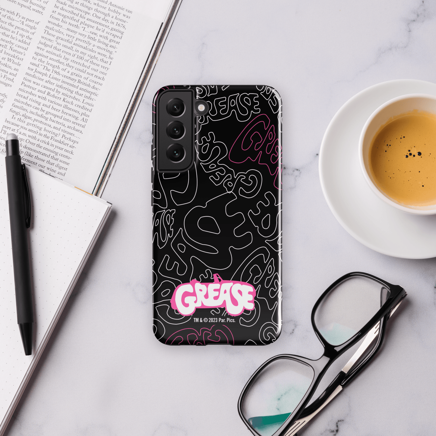 Grease Pattern Tough Phone Case - Samsung