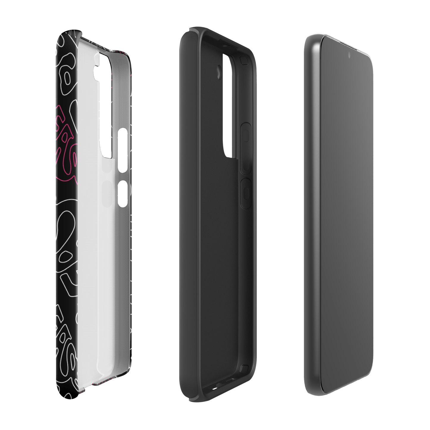 Grease Pattern Tough Phone Case - Samsung