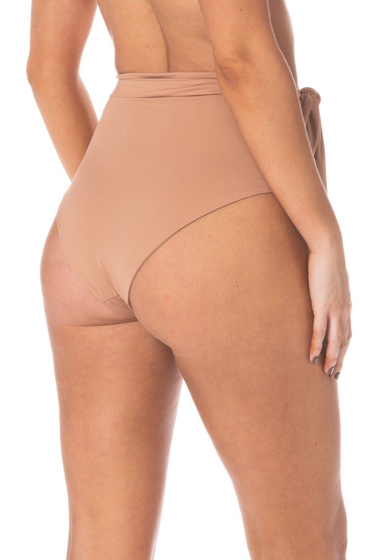 High Waist Full Coverage Wrap Around Tie Bikini Bottoms Swimwear HYPEACH BOUTIQUE 