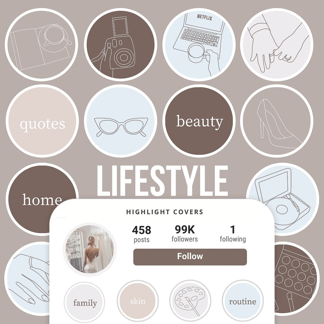 Ai-Optimized LIFESTYLE IG HIGHLIGHT COVERS