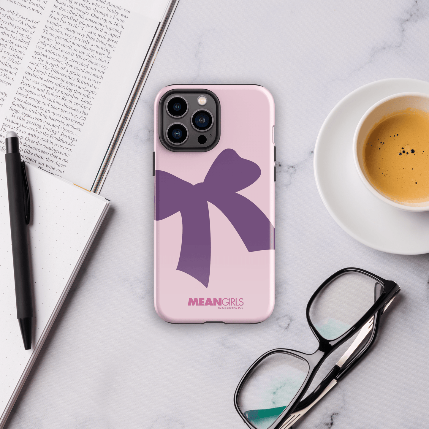 Mean Girls Karen Purple Bow Tough Phone Case - iPhone