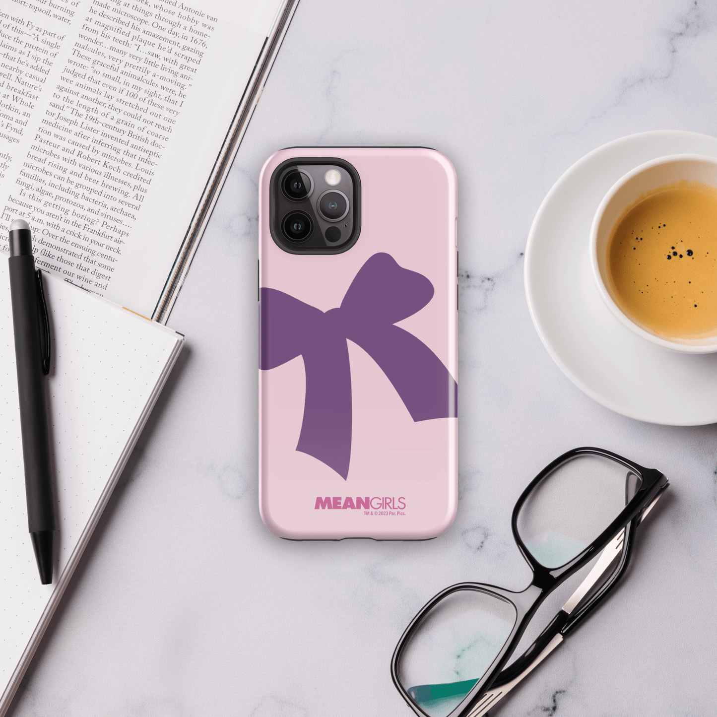 Mean Girls Karen Purple Bow Tough Phone Case - iPhone