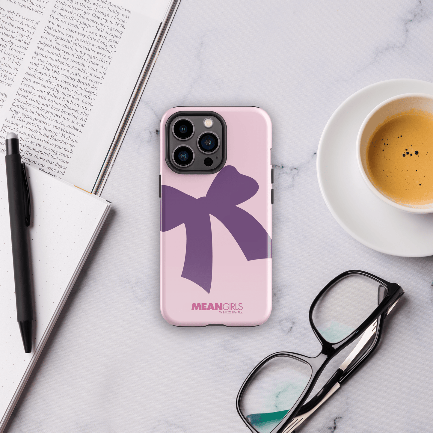 Mean Girls Karen Purple Bow Tough Phone Case - iPhone