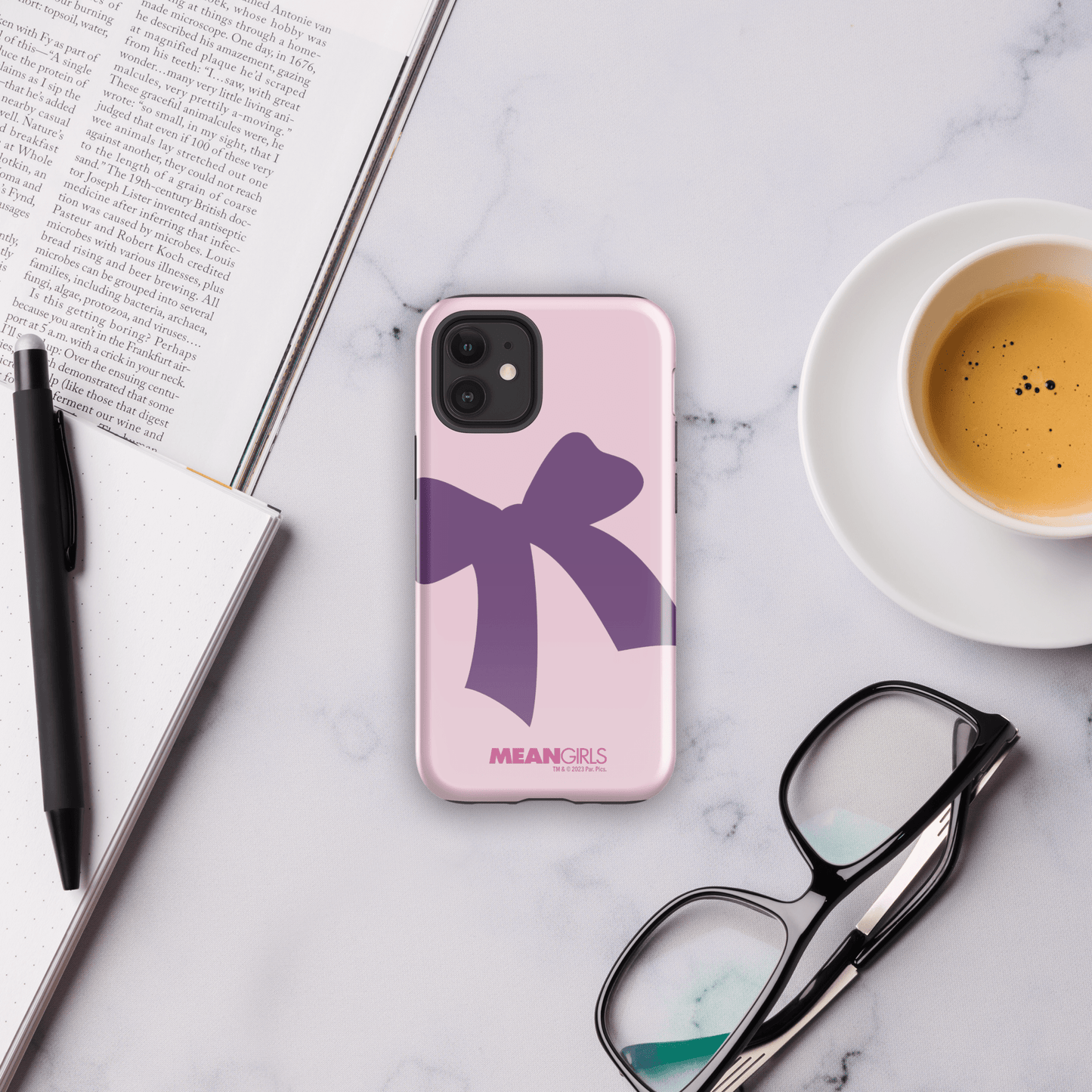 Mean Girls Karen Purple Bow Tough Phone Case - iPhone