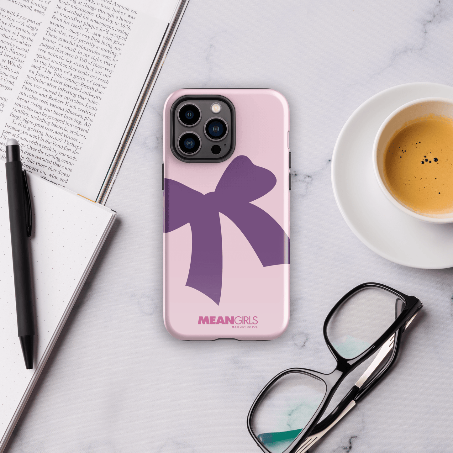 Mean Girls Karen Purple Bow Tough Phone Case - iPhone