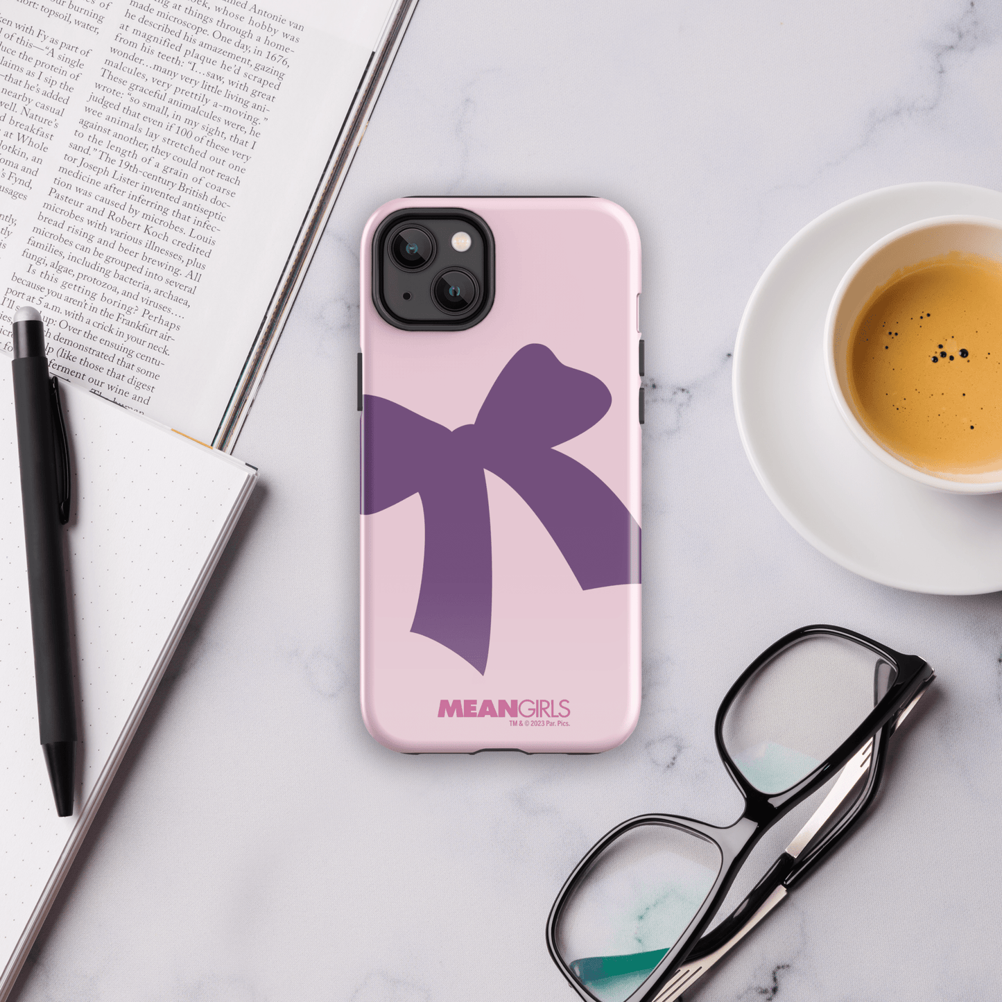 Mean Girls Karen Purple Bow Tough Phone Case - iPhone