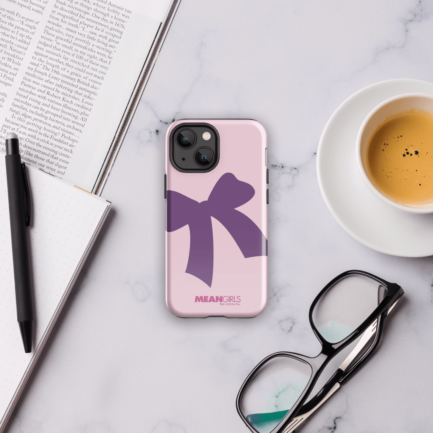 Mean Girls Karen Purple Bow Tough Phone Case - iPhone