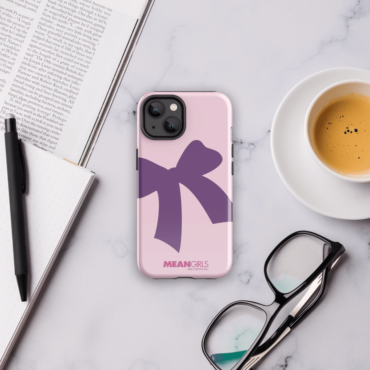 Mean Girls Karen Purple Bow Tough Phone Case - iPhone